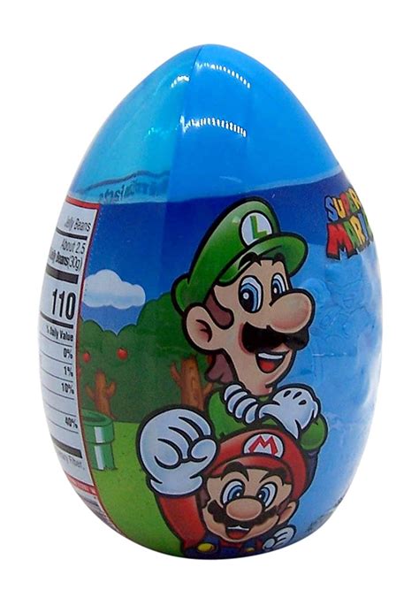Super Mario Giant Easter Egg Filled With Smarties And Jelly Beans 325