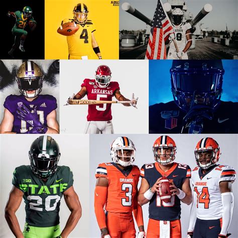 2019 20 College Football Uniform Preview — Uniswag