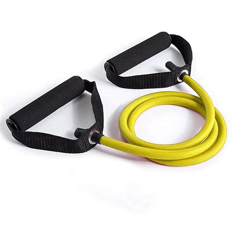 Resistance Bands With Handles Yoga Pull Rope Elastic Fitness Exercise Tube Band Ebay