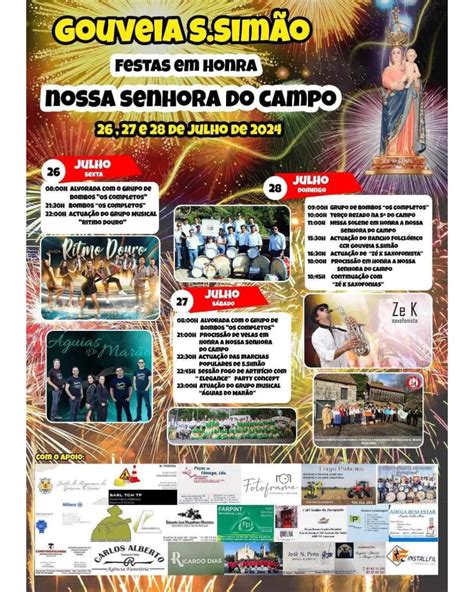 Festas Da Senhora Do Campo 2024 Em Gouveia De São Simão