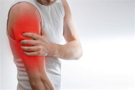 Upper Arm Muscle Pain First Aid Reference