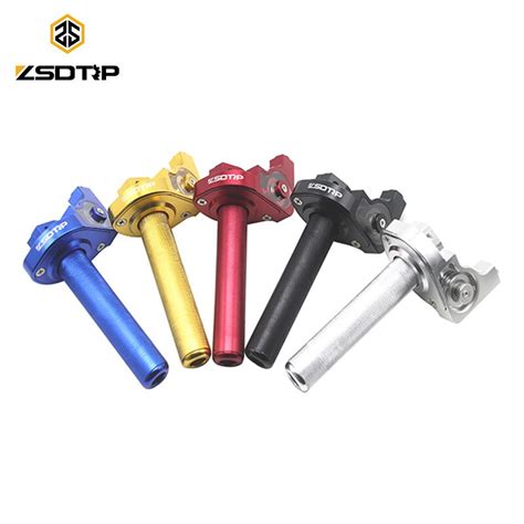 buy zsdtrp universal 22mm 7 8 cnc aluminum accelerator throttle twist grips