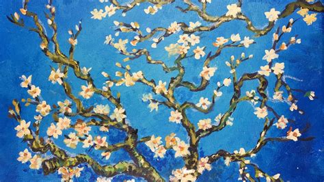 How To Paint Van Goghs Almond Tree By Ginger Cook Beginner Acrylic