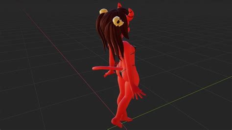 Meru The Succubus 3d Model Rigged Cgtrader