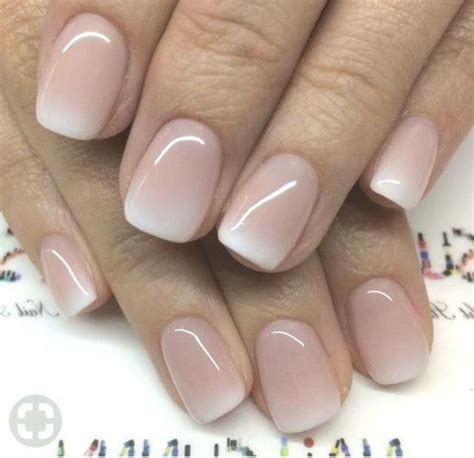 14 Ombre Nails Shellac White Pink Ombre Acrylic Fingernails Manicure