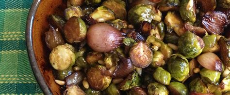 Roasted brussels sprouts are wonderfully versatile! Roasted Brussels Sprouts With Pine Nuts and Caramelized ...