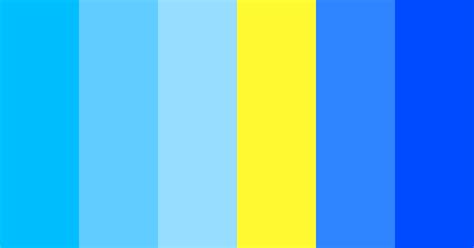 Happy Blue Color Palette Color Scheme Blue