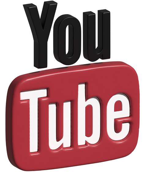 3d Illustration Of Youtube Logo 17806054 Png