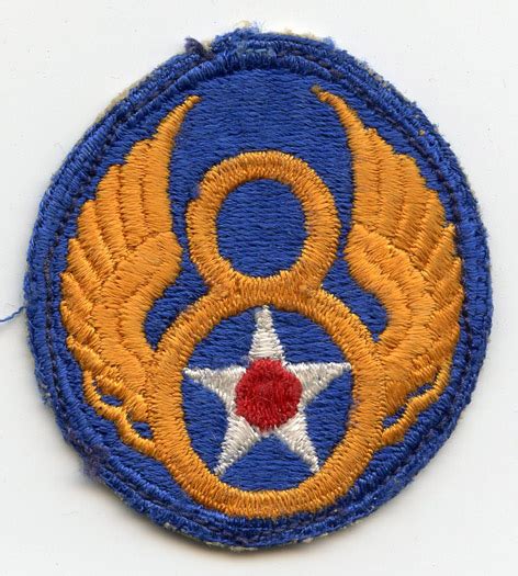 Wwii Usaaf 8th Air Force Patch Regular Double Loop Variant
