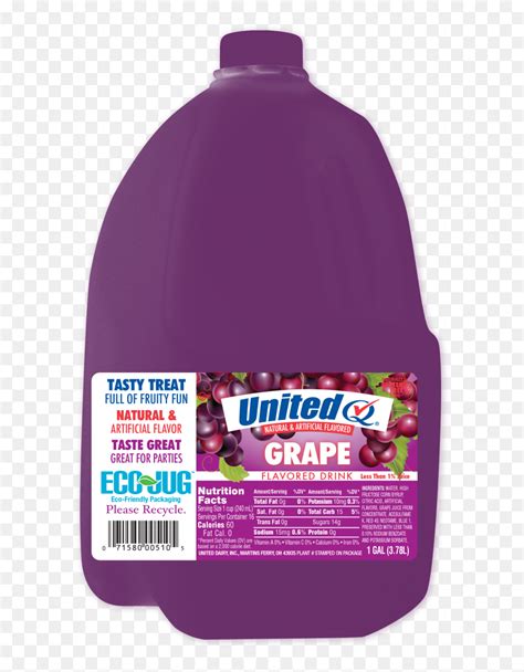 United Dairy United Ultra Skim Milk Gallon Png Download Grape Drink
