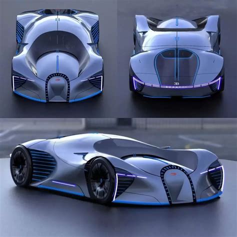 2040 Bugatti Chiron Grand Sport Futuristic Vision By Gravity Sketch