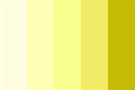 Shades Of Yellow Color Palette Chart Swatches Color Palette Yellow