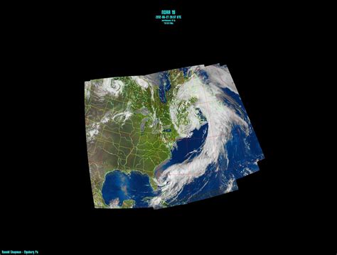 6 27 2012 This Is A Composite Noaa Weather Satellite Image I Received
