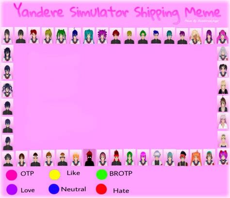 Yandere Simulator Blank Shipping Meme By Ninilene On Deviantart
