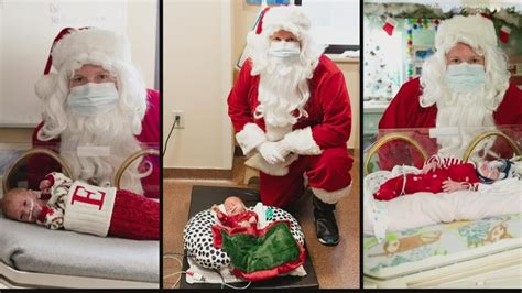 Santa Visits Nicu Babies Youtube