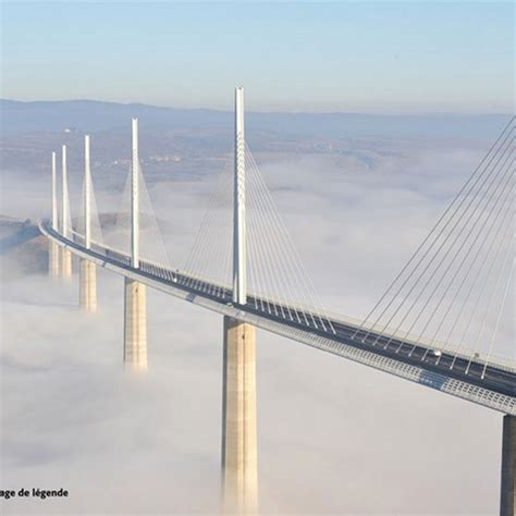 Millau Viaduct France The Tallest Bridge In The World Behind Of Amazing