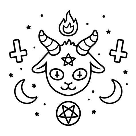Cartoon Of A Satanic Illustrations Royalty Free Vector Graphics And Clip