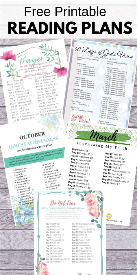 10 Free Bible Reading Plans You Dont Want To Miss Printable Bible