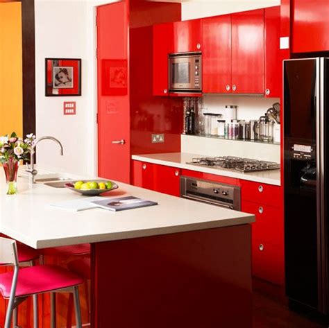 Red High Gloss Kitchen Cabinets I Hate Being Bored