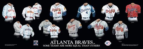 Atlanta Braves Uniform Through The Years Atl Sports