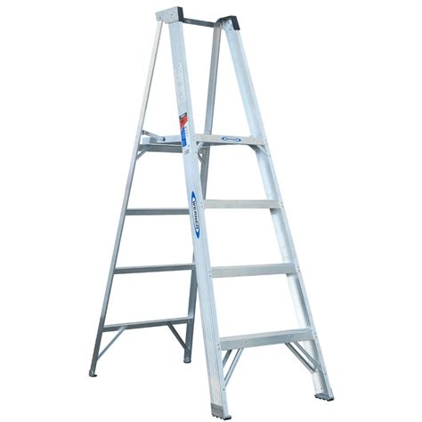 Werner 6 Ft Aluminum Type 1a 300 Lbs Capacity Platform Step Ladder