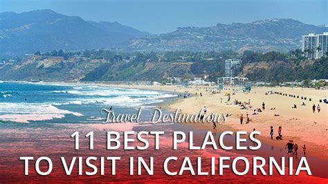 11 Best Places To Visit In California Youtube