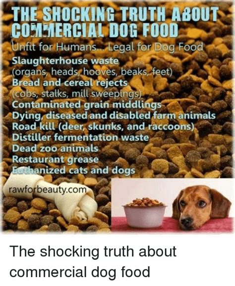 The farmer's dog realizes that preparing homemade food is difficult and time consuming. The SHOCKING TRUTR ABOUT COMMERCIAL DOG FOOD Unfit for ...