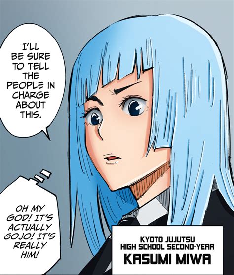 Jujutsu Kaisen Character Blue Hair Anime