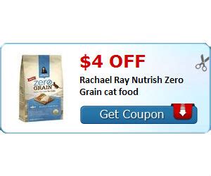 Save with 5 rachael ray nutrish coupons and sales for july, 2021. Rachael Ray - $4 Off Dry Cat Food Coupon + Walmart Deal ...