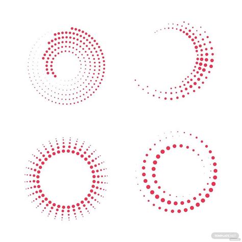 Halftone Circle Vector In Illustrator Svg  Eps Png Download