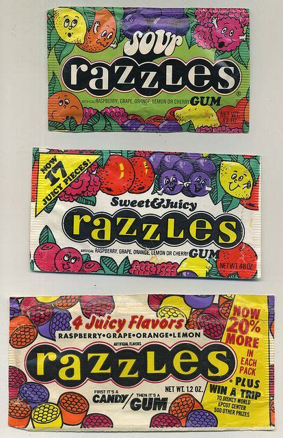Another Childhood Favorite Classic Razzles Retro Candy Vintage Candy