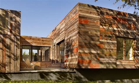 Vernacular Inspired Delaware Home Built With Recycled Barn Wood Wood
