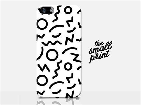 90s Iphone Case Hipster Iphone Case Black By Thesmallprintcases White