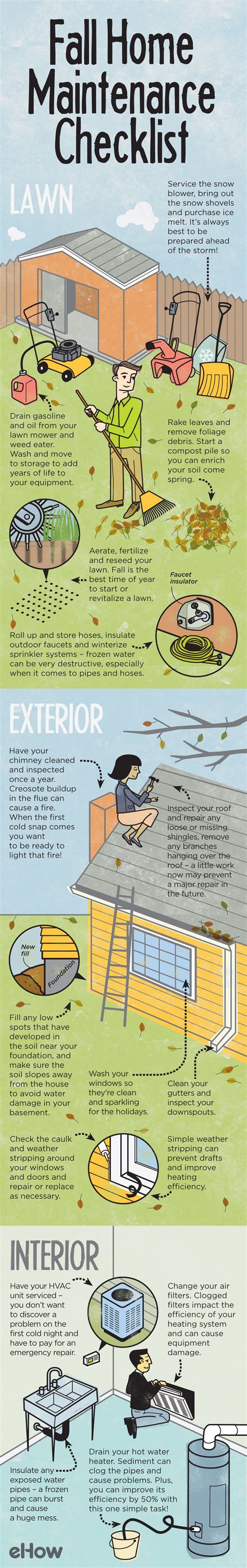 Get Your Home Ready For The Winter With This Fall Maintenance Checklist