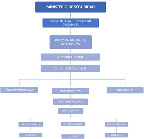 Organigrama Direcci N De Defensa Civil