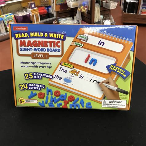 Read Build And Write Magntic Sight Word Board