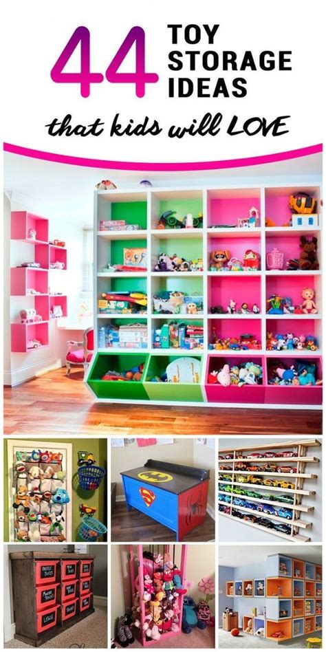 44 Storage Ideas That Kids Will Love Living Room Toy Storage Kids