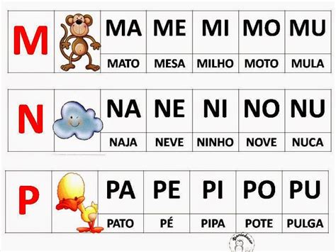 Lectoescritura Silabario Para Imprimir 9F3