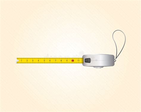 Tape Measure Length In Centimeters Stock Vector Illustration Of