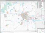 Washtenaw County, MI Wall Map Premium Style by MarketMAPS