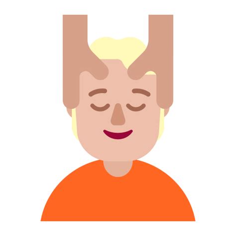 Person Getting Massage Flat Medium Light Icon Fluentui Emoji Flat Iconpack Microsoft