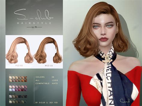 S Club`s Carol Hair The Sims Resource Sims 4 Hairs