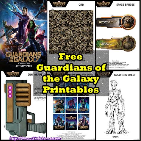See actions taken by the people look back at the comic inspiration behind some of the major scenes from phase 3 of the mcu! Free Guardian of the Galaxy Printable Activities, Coloring ...