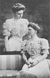Herzogin Antoniette von Anhalt, née Saxe-Altenburg und Tochter ...