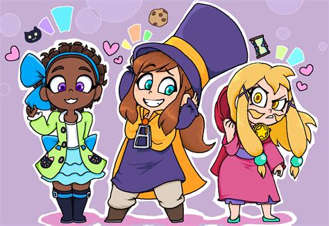 Hat Kid Bow Kid Mustache Girl 10 By Thattechnique On Newgrounds