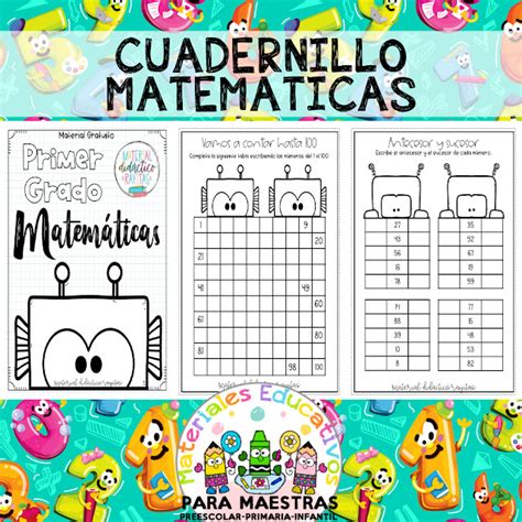 Cuaderno Repaso Matemáticas Materiales Educativos Para Maestras