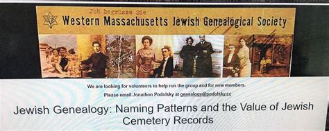 Jewish Genealogy Presentation Features Noted Researcher