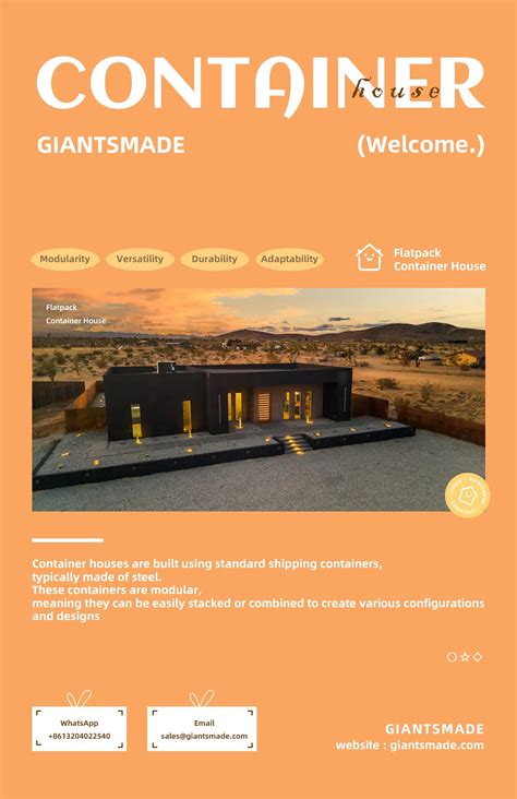 Container House: Your Modern Living Solution – Giantsmade