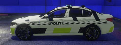 Danish Police Bmw M5 Paintjob Els Add On Fivem Gta5
