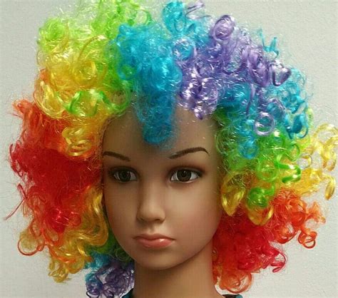 Rainbow Clown Wig Angelbows Dancewear Solutions